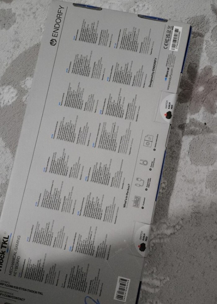 Endorfy thock TKL KLAVYE KEYBOARD - Görsel 3