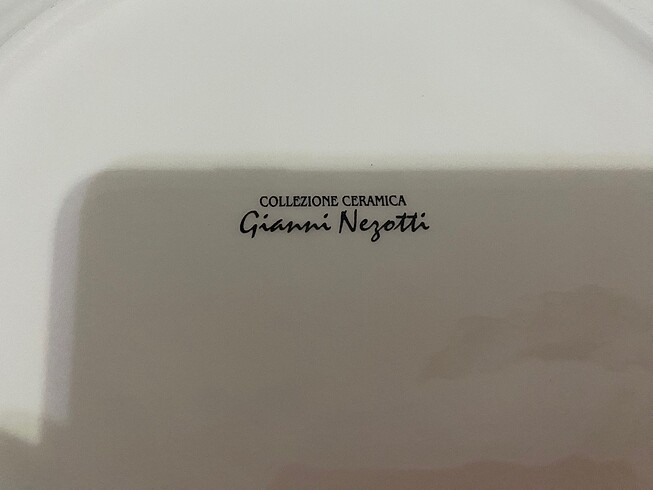 Vintega çok güzel İtalyan porselen kek fanusu - Görsel 5