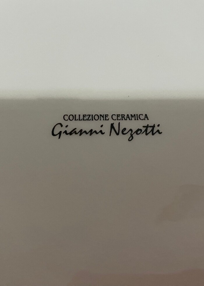 Vintega çok güzel İtalyan  porselen kek fanusu - Görsel 5