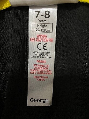 George marka , 7-8 yaş Harry Potter kostümü - Görsel 6