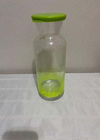 Yeşil Kapaklı , cam sürahi - Görsel 2