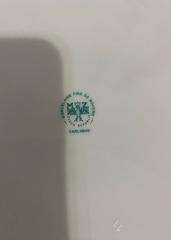 Carlsbad marka , Gri Kenarlı Beyaz Porselen , çorba tenceresi - Görsel 5