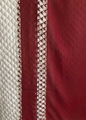 Bordo Nakışlı namaz örtüsü - Görsel 2