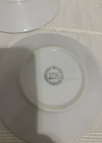 Modern Klasik Gri  porselen fincan Tabak Seti - Görsel 3