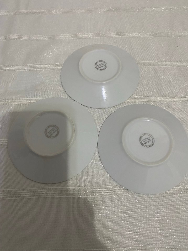 Modern Klasik Gri  porselen fincan Tabak Seti - Görsel 2