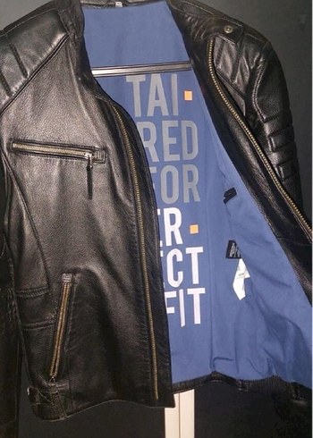 Siyah Erkek Deri Ceket Derimod - Görsel 3