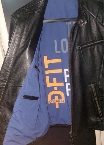 Siyah Erkek Deri Ceket Derimod - Görsel 6