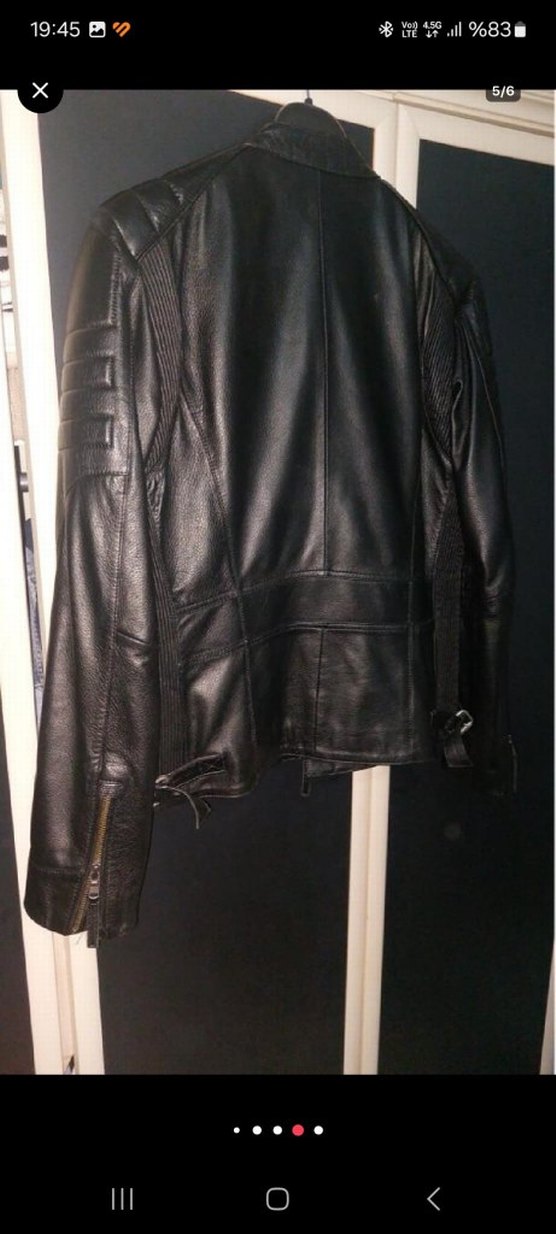 Siyah Erkek Deri Ceket Derimod - Görsel 5