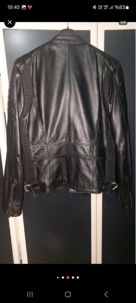 Siyah Erkek Deri Ceket Derimod - Görsel 4
