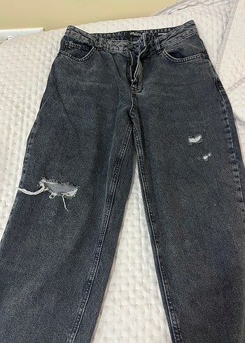 40 Beden LCW Gri/siyah boyfriend jeans