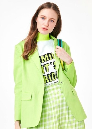Twist Yeşil Kadın Blazer Ceket - Görsel 2