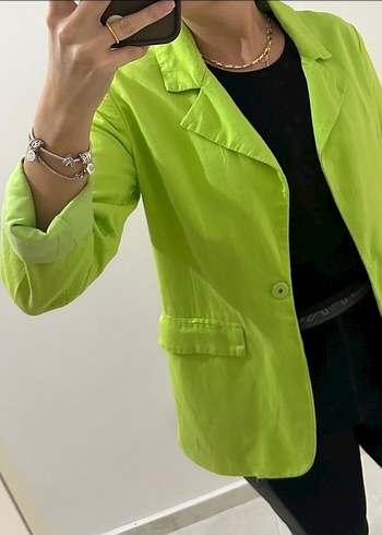 Twist Yeşil Kadın Blazer Ceket - Görsel 3
