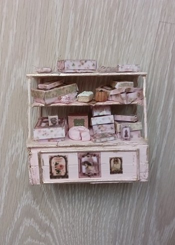 Pembe Pastel Makyaj Organizeri