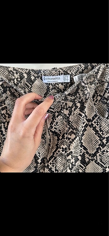xs Beden camel Renk Deri pantolon