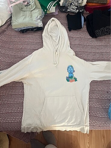 erkek rick and morty sweatshirt