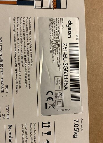 DYSON GEN5 KABLOSUZ DİK SÜPÜRGE MAKİNESİ 