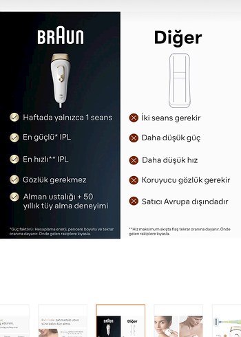 Beden Renk Braun Silk-expert Pro 5 Lazer Epilasyon Cihazı Beyaz