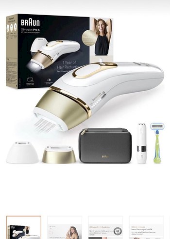 Braun Silk-expert Pro 5 Lazer Epilasyon Cihazı
