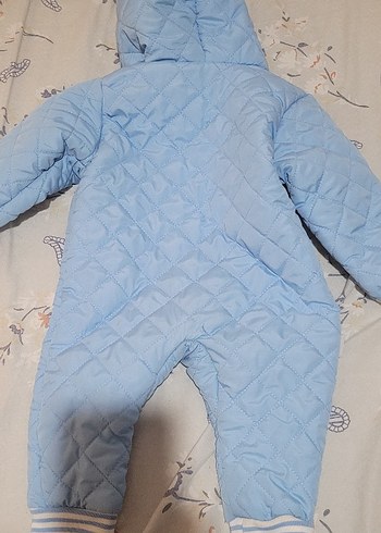 Mavi Kürklü Bebek Tulumu - Görsel 2