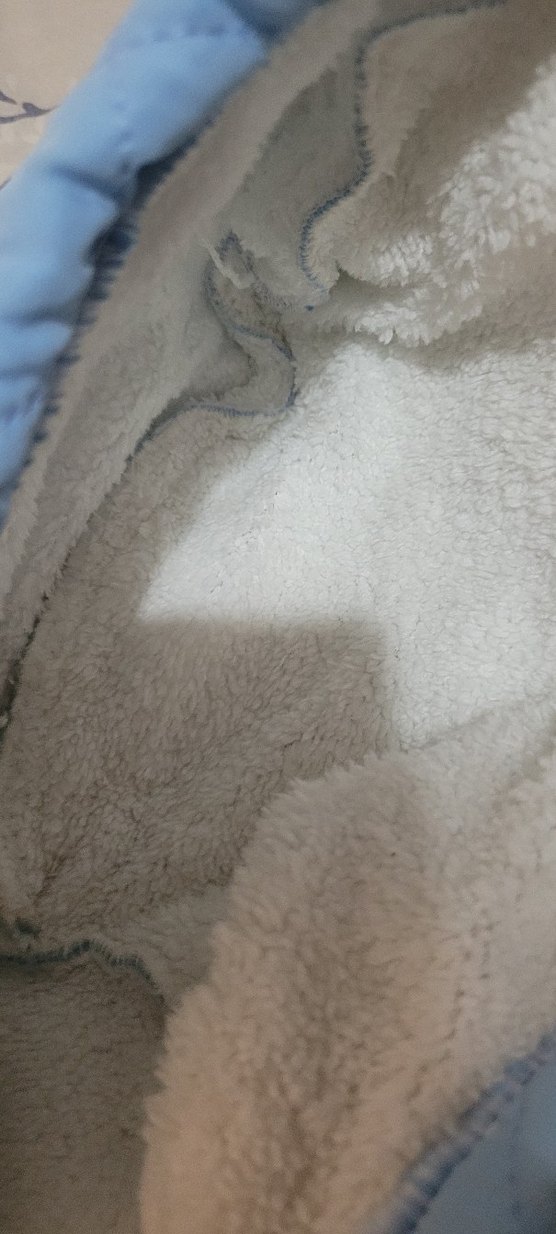 Mavi Kürklü Bebek Tulumu - Görsel 3