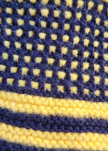 Sarı-Siyah Örgü kadın patik örme 36-37-38 ayaklara uygun - Görsel 3