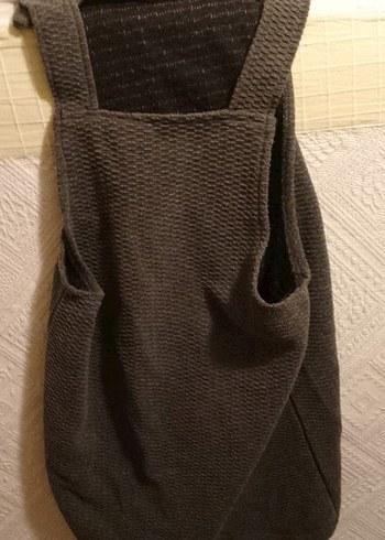 Gri kadın slopet etek. - Görsel 2