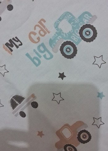 araba desenli puset örtüsü - Görsel 3