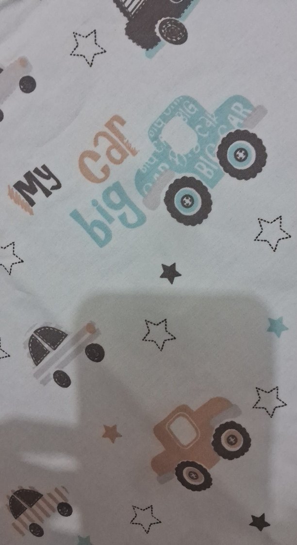 araba desenli puset örtüsü - Görsel 3