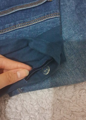 Gri Hamile Kot Pantolon - Görsel 4