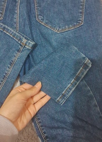 Gri Hamile Kot Pantolon - Görsel 7