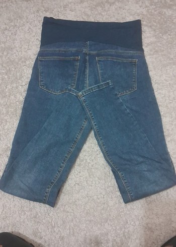 Gri Hamile Kot Pantolon - Görsel 5