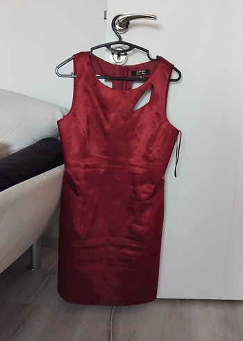 koton party wear 38 beden bordo Kadın Elbise - Görsel 3