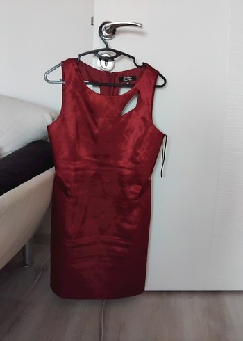 koton party wear 38 beden bordo Kadın Elbise - Görsel 2