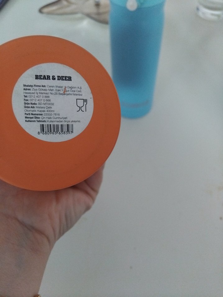 Bear deer termos şişeler - Görsel 2