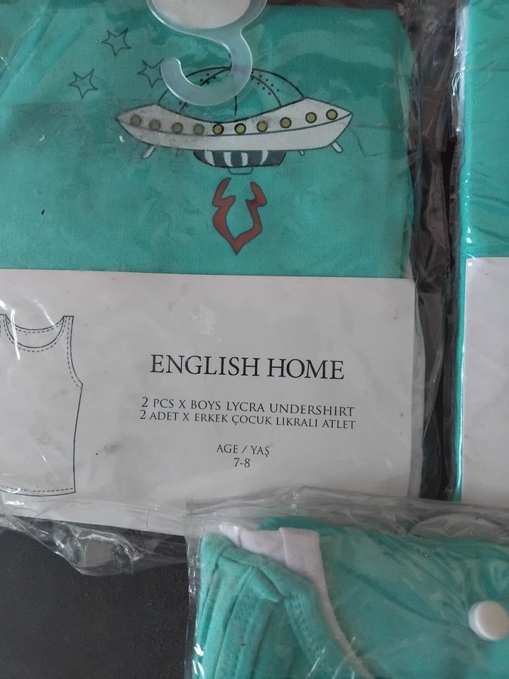 English Home 2 li 7 8 yaş atlet - Görsel 2