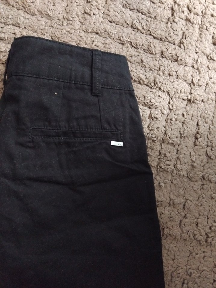 Kadın Siyah Mini Bermuda Şort mng - Görsel 4