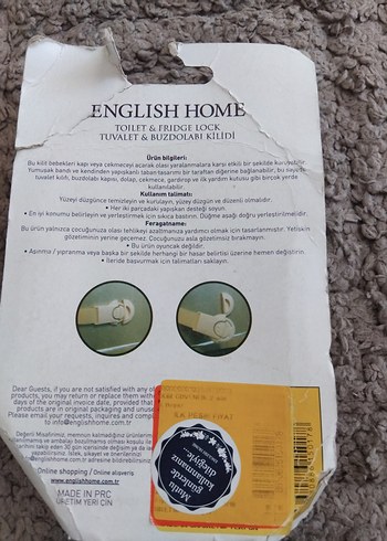 English Home Tuvalet ve Buzdolabı Kilidi - Görsel 2