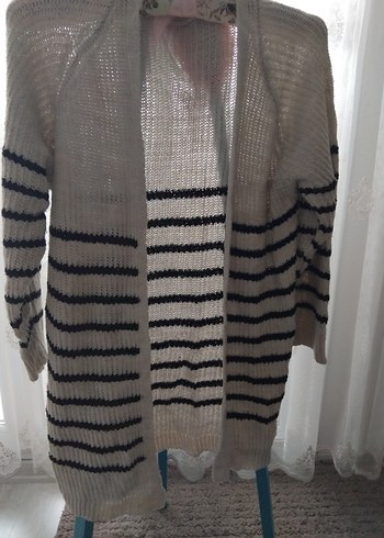 Gri Örgü Kadın Hırka - Görsel 2