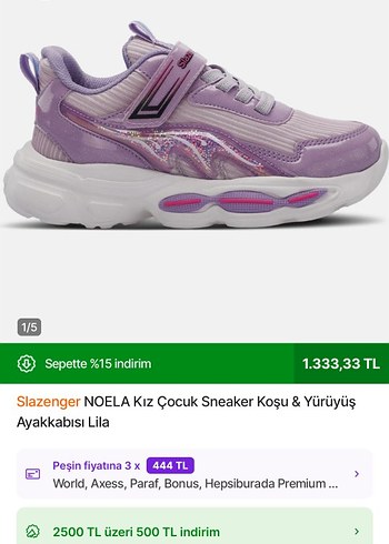 slazenger 33 numara spor ayakkabı - Görsel 2