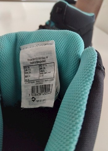 Gri Erkek Outdoor Ayakkabı Velcro Detaylı - Görsel 5