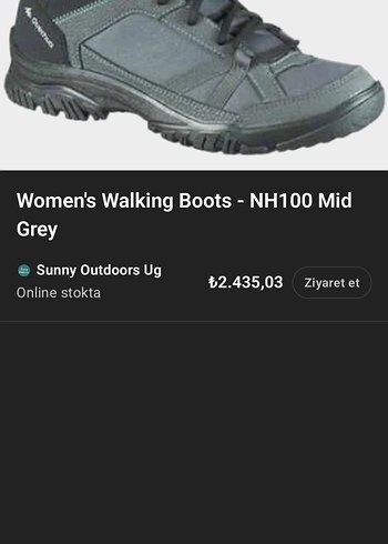 Gri Erkek Outdoor Ayakkabı Velcro Detaylı - Görsel 7