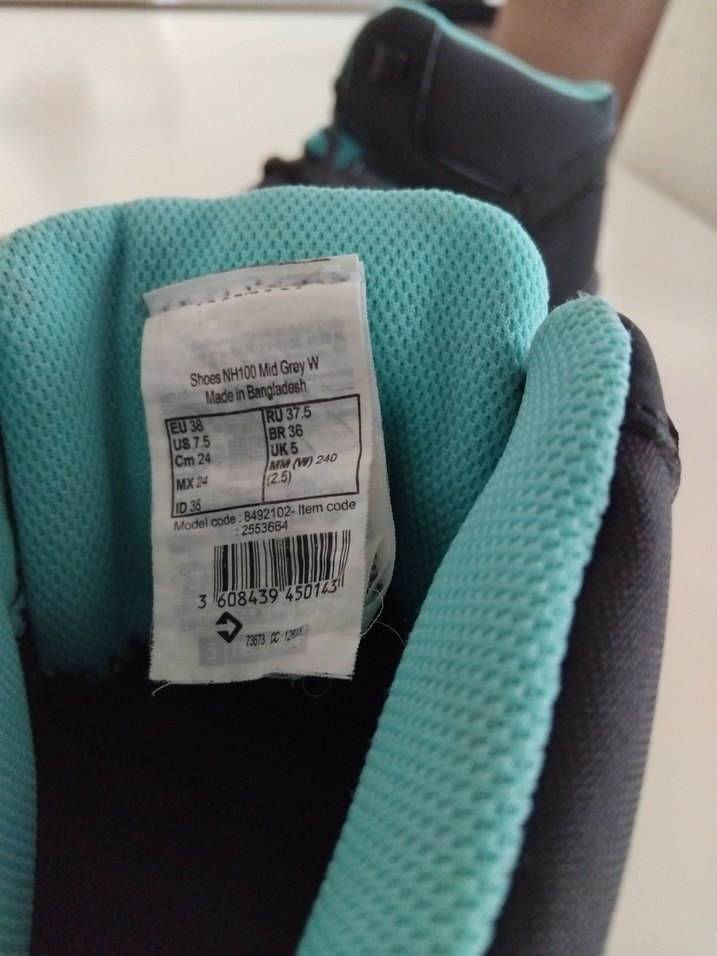 Gri Erkek Outdoor Ayakkabı Velcro Detaylı - Görsel 5