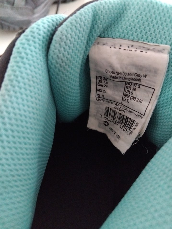 Gri Erkek Outdoor Ayakkabı Velcro Detaylı - Görsel 3