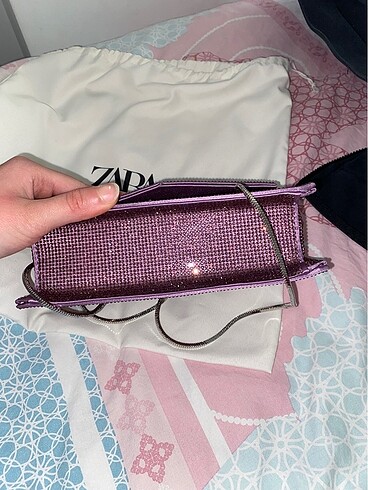 Zara parlak tasli canta - Görsel 13