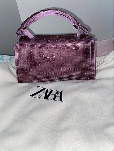 Zara parlak tasli canta - Görsel 2