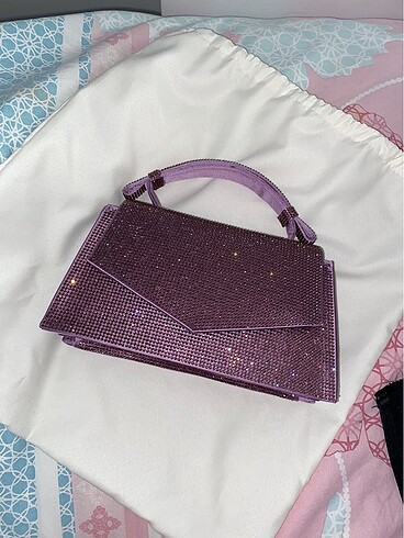 Zara parlak tasli canta - Görsel 4