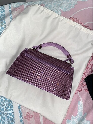 Zara parlak tasli canta - Görsel 5