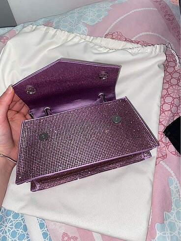 Zara parlak tasli canta - Görsel 6