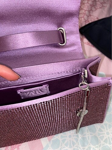 Zara parlak tasli canta - Görsel 11