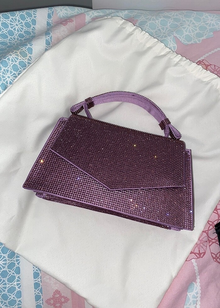 Zara parlak tasli canta - Görsel 4